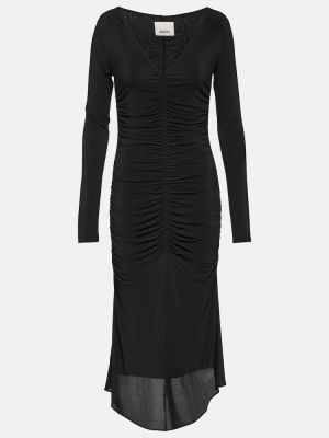 Midi haljina od jersey Isabel Marant crna