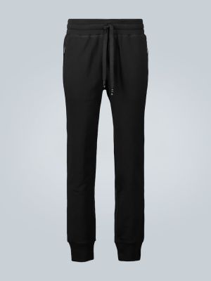 Pantaloni sport cu croială lejeră Dolce&gabbana negru