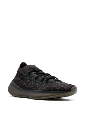 Sneakersy odblaskowe Adidas Yeezy czarne