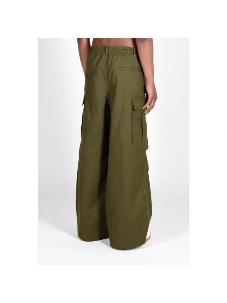 Pantalones cargo de algodón Marni verde