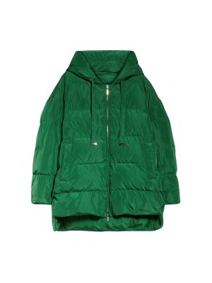 Zielona pikowana kurtka puchowa Max Mara