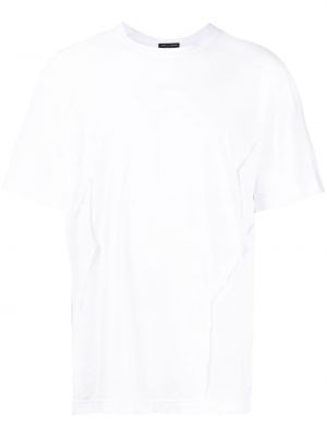 Bavlněné tričko Comme Des Garçons Homme Plus bílé