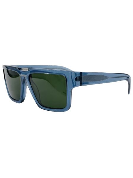 Niebieskie okulary przeciwsłoneczne Prada