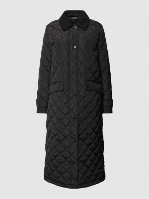 Pikowany płaszcz Lauren Ralph Lauren czarny