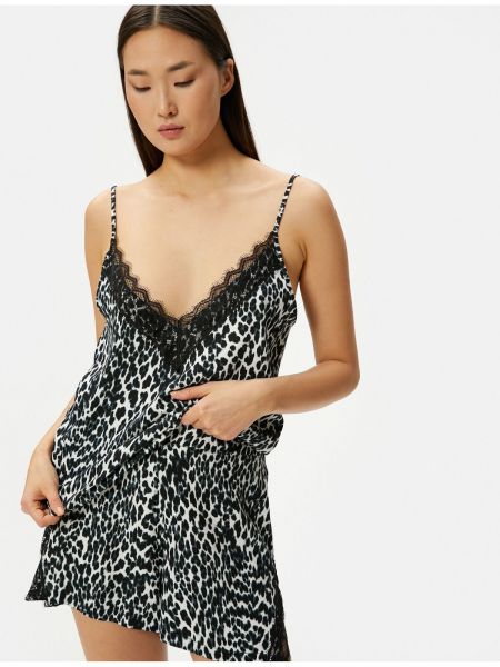 Леопардовая пижама на шнуровке Koton