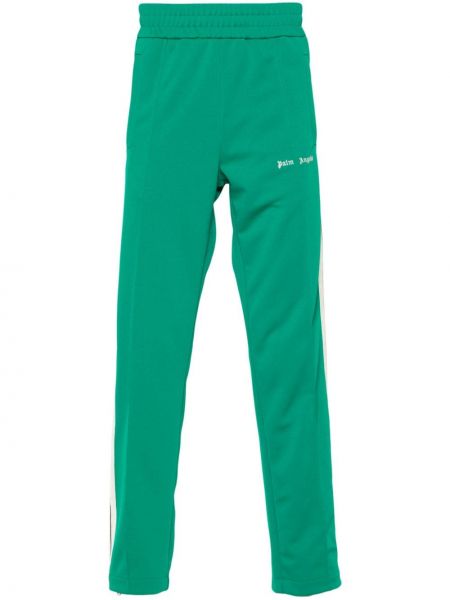 Спортни панталони бродирани Palm Angels зелено