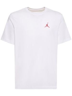 Pamut póló Nike fehér