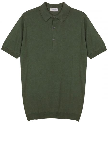 Рубашка John Smedley зеленая