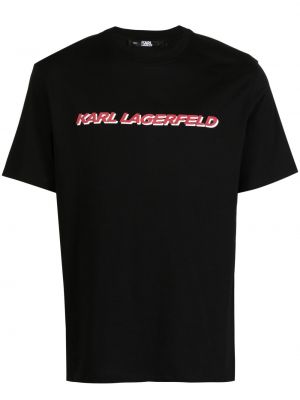 T-shirt Karl Lagerfeld svart