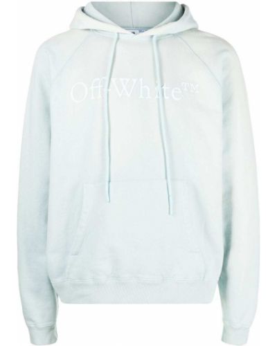 Trykt hettegenser Off-white