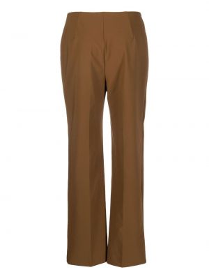 Pantalon droit Prada Pre-owned marron