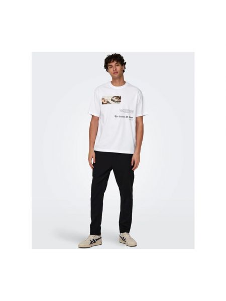 Casual t-shirt Only & Sons weiß