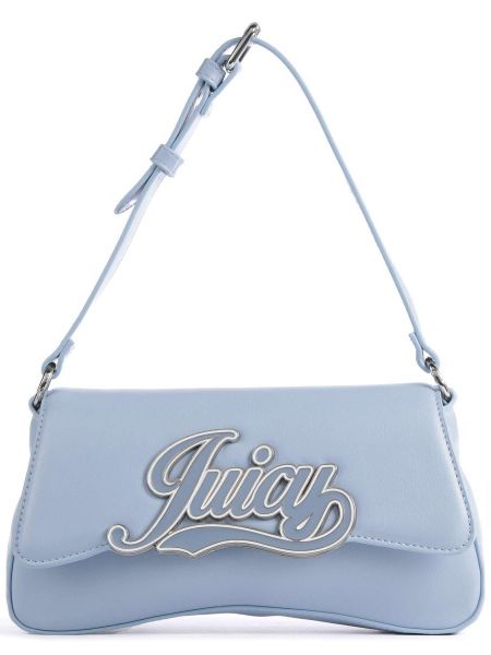 Кожаная сумка из искусственной кожи Juicy Couture синяя