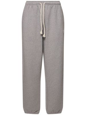 Pantalones de chándal de algodón Acne Studios gris