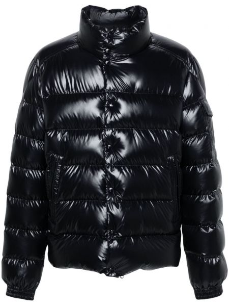 Kapitone ceket Moncler mavi