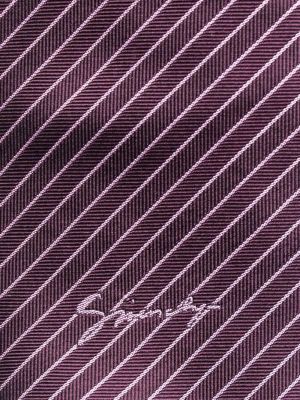 Corbata con bordado Givenchy violeta