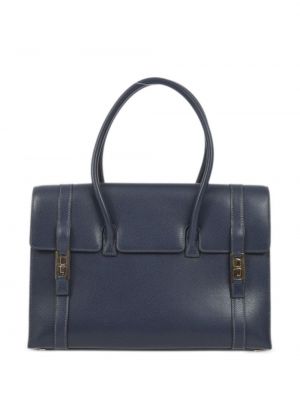 Шопинг чанта Hermès синьо