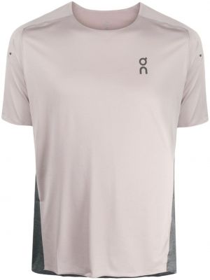 T-shirt de sport On Running gris