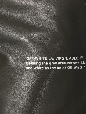 Kožené culottes nohavice Off-white