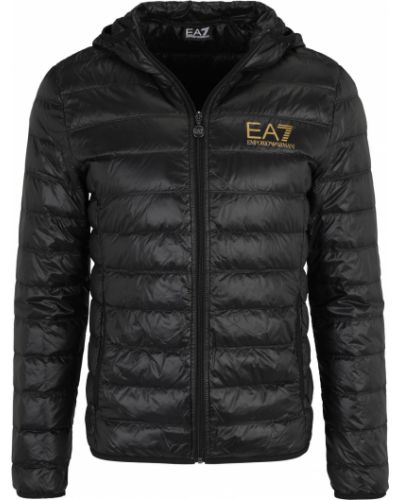 Pernata prijelazna jakna Ea7 Emporio Armani crna