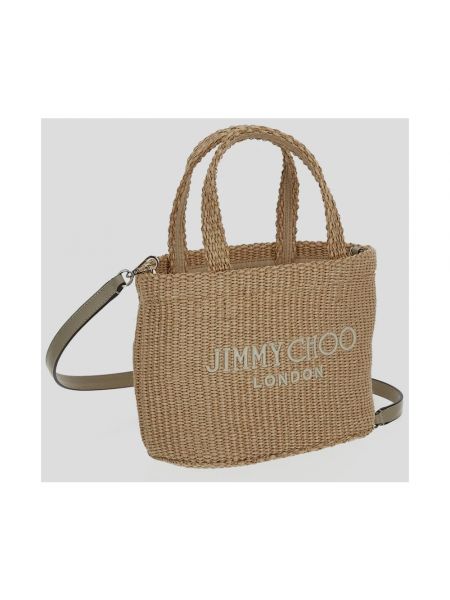 Plecak Jimmy Choo beżowy