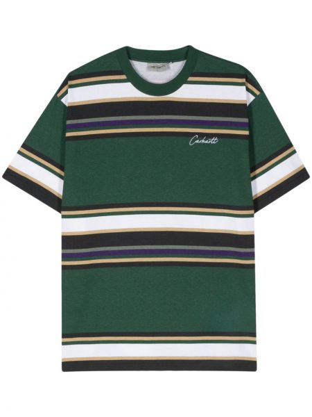 T-shirt à rayures Carhartt Wip vert