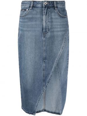 Spódnica jeansowa Dkny niebieska
