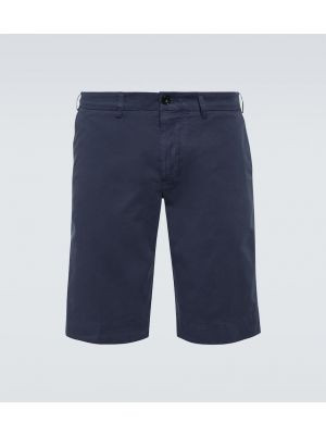 Bombažne kratke hlače Canali modra