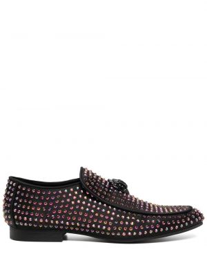 Pantofi loafer de cristal Kurt Geiger London negru