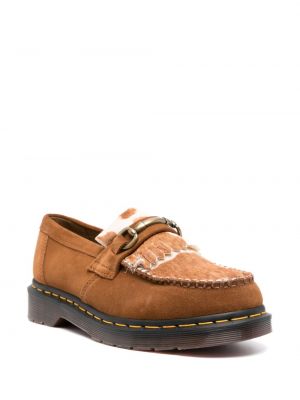 Seemisnahksed loafer-kingad Dr. Martens pruun