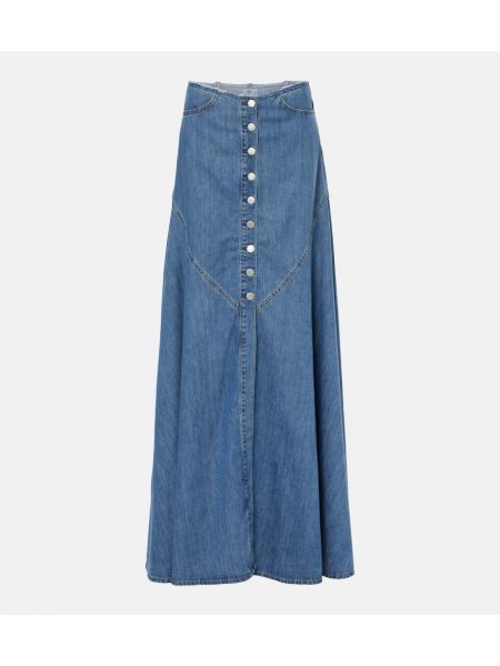 Maxi skjørt Ag Jeans blå