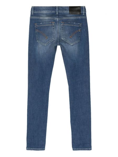 Skinny džíny s nízkým pasem Dondup modré