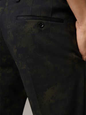 Pantalon plissé Strellson vert