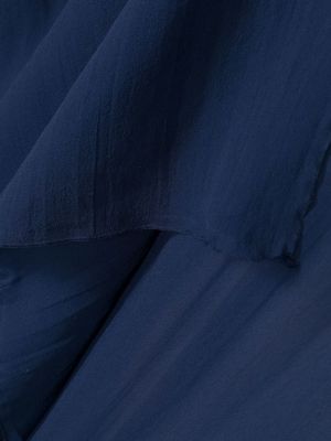Šilkinis šalikas Alberta Ferretti mėlyna