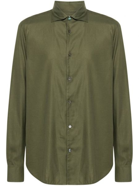 Košile s knoflíky Paul Smith zelená