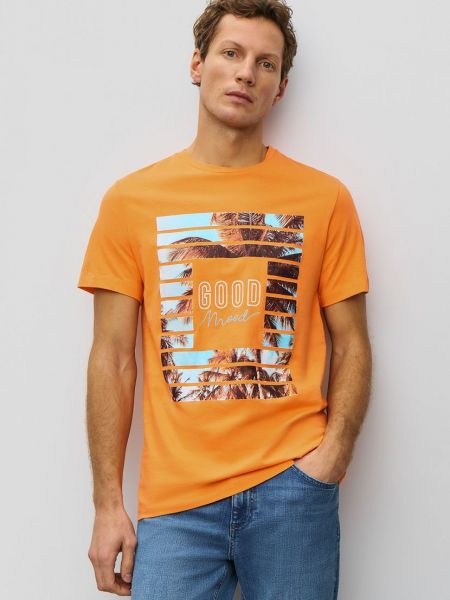 Оранжевая футболка Baon