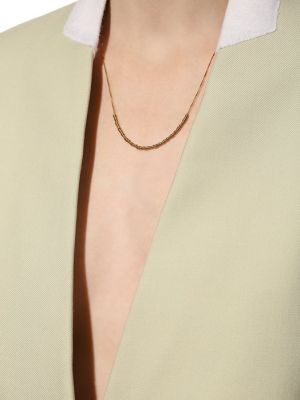 Ожерелье Bottega Veneta золотое