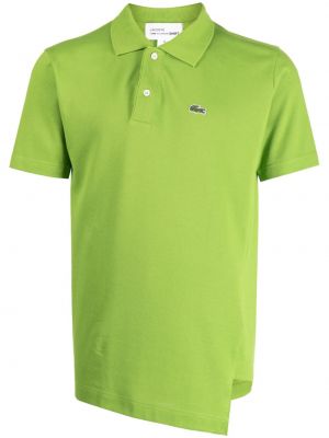 Асиметрична поло тениска Comme Des Garçons Shirt зелено