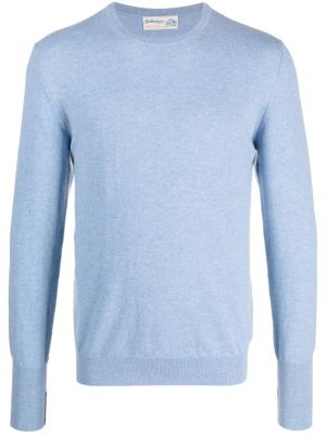Кашмирен пуловер Ballantyne синьо