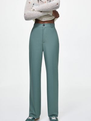 Классические брюки Pull&bear зеленые