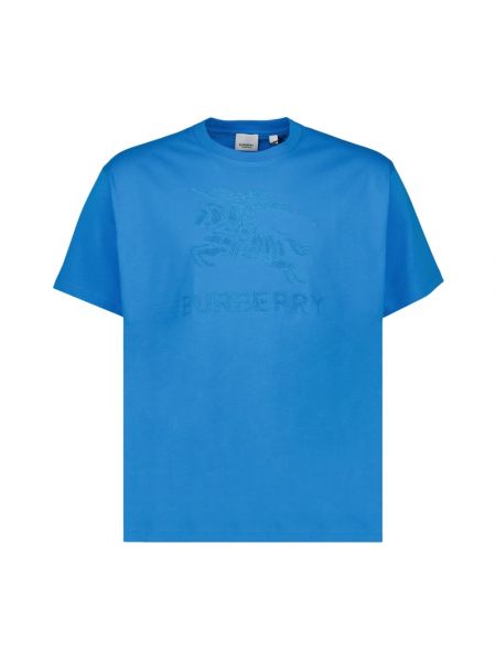 Koszulka Burberry niebieska