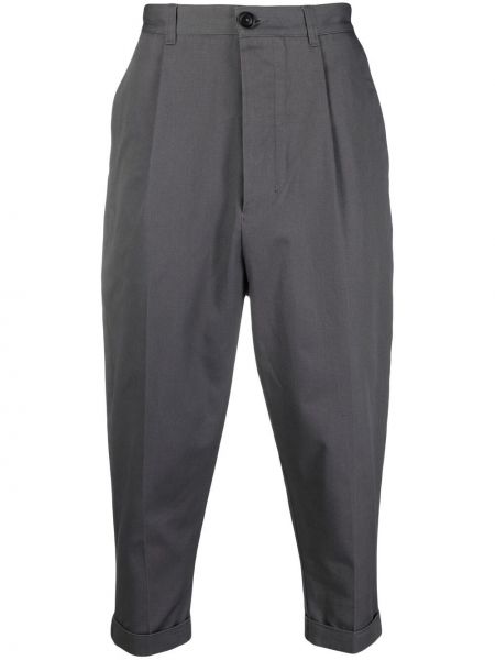 Pantalones chinos ajustados Ami Paris gris