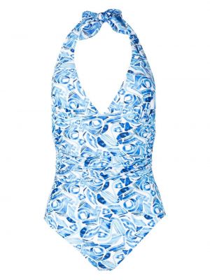 Plavky s potlačou s abstraktným vzorom Rebecca Vallance