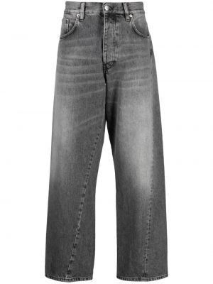 Straight leg jeans di cotone Sunflower grigio