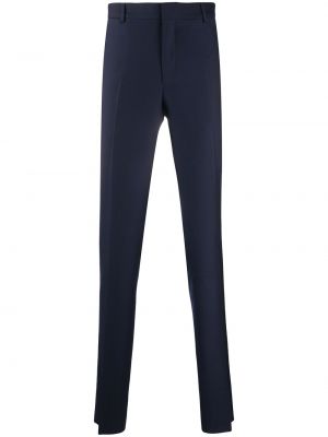 Vlněné kalhoty Polo Ralph Lauren modré