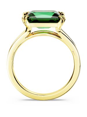 Gyűrű Swarovski zöld