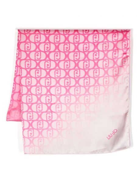 Schal mit print Liu Jo pink