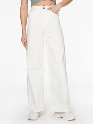 Voľné priliehavé džínsy Calvin Klein biela