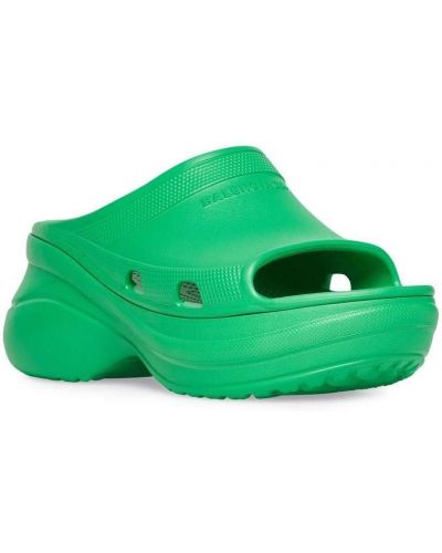 Sandały Balenciaga zielone