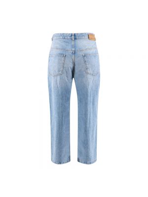 Proste jeansy relaxed fit Isabel Marant niebieskie